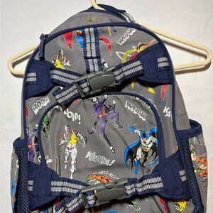 Pottery Barn Kids Superhero Backpack - Gray and Blue